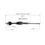 GSP NCV73512 Volvo (2.3, 2.4) CV Axle Assembly  - Front Right