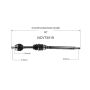 GSP NCV73519 Volvo CV Axle Assembly  - Front Right