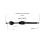 GSP NCV73524 Volvo CV Axle Assembly  - Front Right