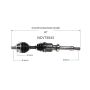GSP NCV73543 99-04 Volvo S80 (2.8, 2.9) CV Axle Assembly  - Front Right