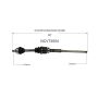 GSP NCV73554 Volvo (AWD) CV Axle Assembly  - Front Right