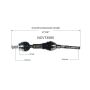 GSP NCV73560 03-05 Volvo XC90 T6 (AWD) CV Axle Assembly  - Front Right