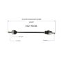 GSP NCV75038 10-11 Kia Soul (2.0) CV Axle Assembly  - Front Right