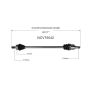 GSP NCV75042 12-13 Kia Soul CV Axle Assembly  - Front Right