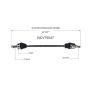 GSP NCV75047 12-13 Kia Soul Base CV Axle Assembly  - Front Right