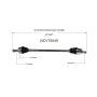 GSP NCV75049 12-13 Kia Soul Base CV Axle Assembly  - Front Right