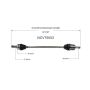 GSP NCV75053 14-19 Kia Soul CV Axle Assembly  - Front Right