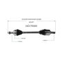 GSP NCV75060 2010 Hyundai Tucson CV Axle Assembly  - Front Left