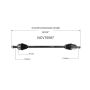 GSP NCV75067 Kia (2.4) CV Axle Assembly  - Front Right