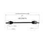GSP NCV75070 Kia (2.0) CV Axle Assembly  - Front Right