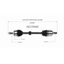 GSP NCV75086 15-21 Kia Sedona CV Axle Assembly  - Front Left