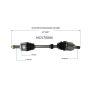 GSP NCV75094 11-14 Kia Sedona CV Axle Assembly  - Front Left