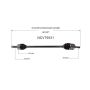 GSP NCV75531 06-11 Hyundai Accent CV Axle Assembly  - Front Right