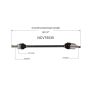 GSP NCV75535 Kia CV Axle Assembly  - Front Right