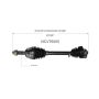 GSP NCV76005 12-17 Fiat 500 CV Axle Assembly  - Front Left