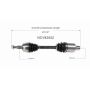 GSP NCV82052 Chrysler, Jeep (2.4, 3.2, 3.6 - AWD) CV Axle Assembly