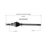 GSP NCV83509 03-04 Land Rover Discovery CV Axle Assembly  - Front Right