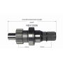 GSP NEX12006 Dodge, Ram (4WD) CV Intermediate Shaft  - Front Right