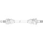 GSP PR48055 Mercedes-Benz CV Axle Assembly