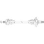 GSP PR48070 16-17 Mercedes-Benz GLC300 CV Axle Assembly  - Rear Right