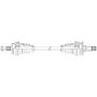 GSP PR48089 Mercedes-Benz CV Axle Assembly  - Rear