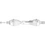 GSP PR73069 10-16 Volvo XC60 (2.5, 3.0, 3.2 - AWD/FWD) CV Axle Assembly  - Front Left