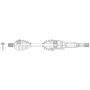 GSP PR73552 Volvo (AWD) CV Axle Assembly  - Front Right
