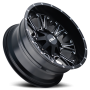 Cast Aluminum Wheels Americana 9101 SB 20x9 Milled Spokes Satin Black 5 On 127/5 On139.7 Bolt Pattern 0 Offset Cali Offroad Wheels
