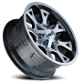 Cast Aluminum Wheels Anarchy 9103 CH 20x10 Chrome 5 On 127/5 On139.7 Bolt Pattern -19 Offset Cali Offroad Wheels