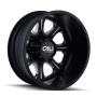 Dually Wheels Brutal Dually 9105 BK-M 20x8.25 Black 8 On 200 Bolt Pattern -180 Offset Cali Offroad Wheels