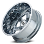 Dually Wheels Brutal Dually 9105 CH 20x8.25 Chrome 8 On 210 Bolt Pattern -180 Offset Cali Offroad Wheels