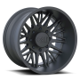 Cast Aluminum Wheels Rawkon 9109 MB 20x10 Matte Black 6 On 139.7 Bolt Pattern -25 Offset Cali Offroad Wheels
