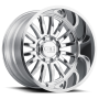 Cast Aluminum Wheels Summit 9110 PO 20x10 Milled Spokes Polished 6 On 139.7 Bolt Pattern -25 Offset Cali Offroad Wheels