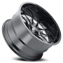 Cast Aluminum Wheels Summit 9110 GB-M 22x10 Milled Spokes Gloss Black 8 On 170 Bolt Pattern 0 Offset Cali Offroad Wheels