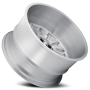 Cast Aluminum Wheels Summit 9110 SL 20x9 Brushed Brushed Silver 5 On 139.7 Bolt Pattern 0 Offset Cali Offroad Wheels