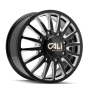 Cali Offroad 9110D2879BMF115 SUMMIT DUALLY FRONT (9110) GLOSS BLACK MILLED
