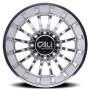 Dually Wheels Summit Dually 9110D PO 20x8.25 Milled Spokes Polished 8 On 210 Bolt Pattern -232 Offset Cali Offroad Wheels