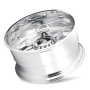 Cast Aluminum Wheels Sevenfold 9111 PO 20x12 Polished 8 On 165.1 Bolt Pattern -51 Offset Cali Offroad Wheels