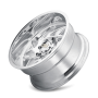 Cast Aluminum Wheels Gemini 9112 PO 20x10 Milled Spokes Polished 8 On 165.1 Bolt Pattern -25 Offset Cali Offroad Wheels