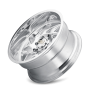 Cast Aluminum Wheels Gemini 9112 PO 20x10 Milled Spokes Polished 6 On 139.7 Bolt Pattern -25 Offset Cali Offroad Wheels