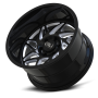 Cast Aluminum Wheels Gemini 9112 GB 20x9 Milled Spokes Gloss Black 8 On 165.1 Bolt Pattern 0 Offset Cali Offroad Wheels