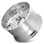Cast Aluminum Wheels Paradox 9113 PO 22x12 Milled Spokes Polished 6 On 139.7 Bolt Pattern -51 Offset Cali Offroad Wheels