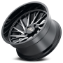 Cast Aluminum Wheels Purge 9114 GB 20x10 Milled Gloss Black 8 On 170 Bolt Pattern -25 Offset Cali Offroad Wheels