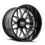 Cali Offroad 91152183BM INVADER (9115) GLOSS BLACK MILLED