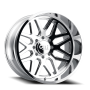 Cast Aluminum Wheels Invader 9115 CH 20x12 Chrome 8 On 170 Bolt Pattern -51 Offset Cali Offroad Wheels