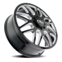 Cali Offroad 9115D22877BMF115 INVADER DUALLY (9115D) GLOSS BLACK MILLED
