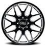Cali Offroad 9115D22877BMF115 INVADER DUALLY (9115D) GLOSS BLACK MILLED