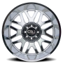 Dually Wheels Invader Dually 9115D CH 24x8.25 Chrome 8 On 200 Bolt Pattern -232 Offset Cali Offroad Wheels