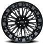 Cast Aluminum Wheels Vertex 9116 BM 26x14 Milled Gloss Black 6 On 135 Bolt Pattern -76 Offset Cali Offroad Wheels