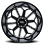 Cali Offroad 91172136BM AUBURN (9117) GLOSS BLACK MILLED